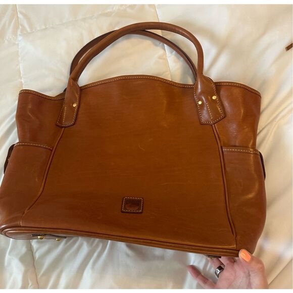 Dooney & Bourke Women's Florentine Leather Tote Bag Brown